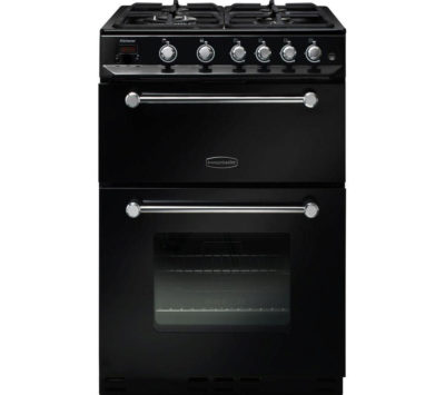 RANGEMASTER Kitchener 60 Gas Cooker - Black RANGEMASTER Kitchener 60 Gas Cooker - Black